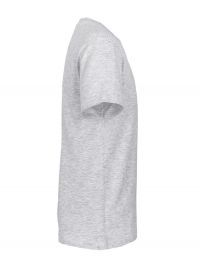 Hellgrau meliertes Herren V-Shirt